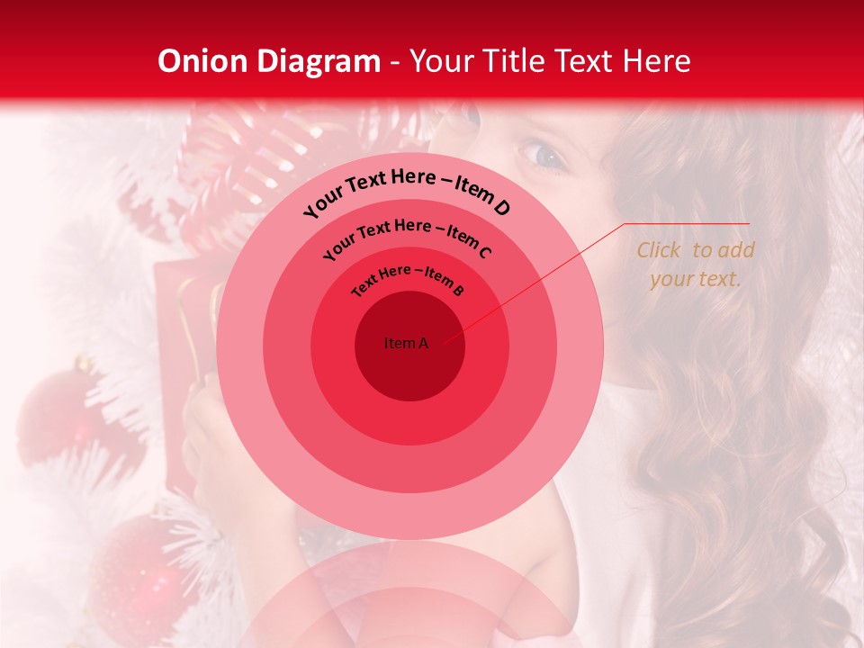 Winter Ribbon Happy PowerPoint Template