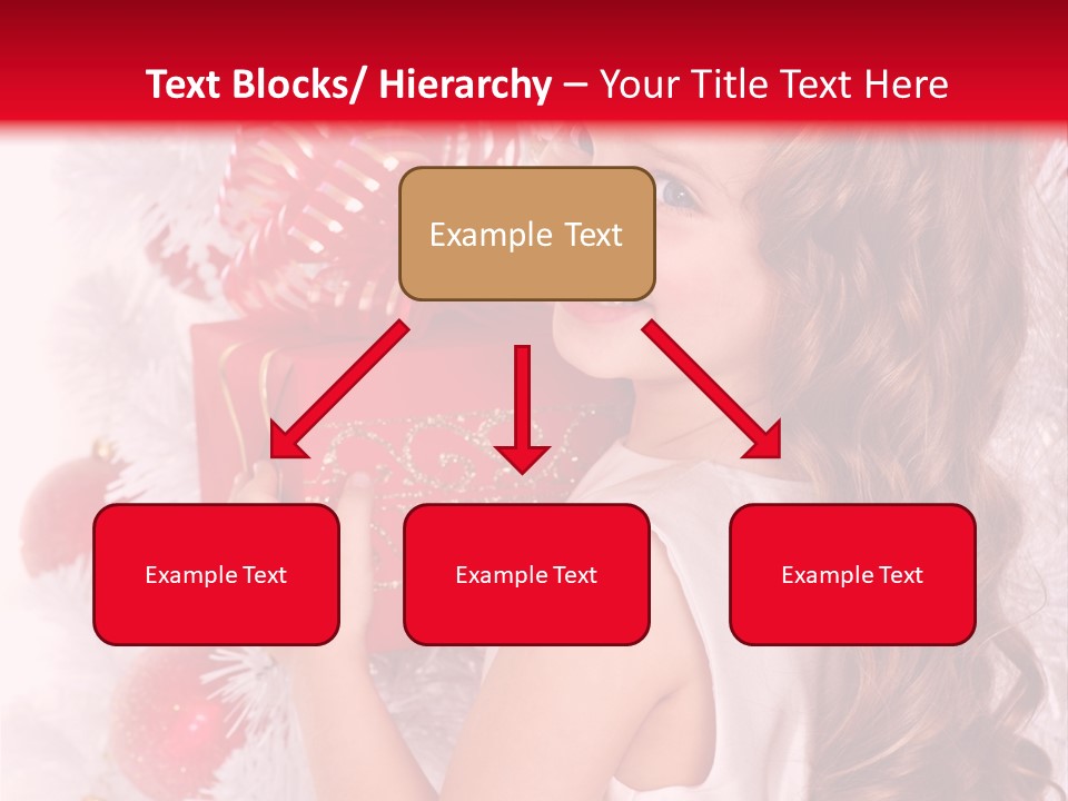 Winter Ribbon Happy PowerPoint Template