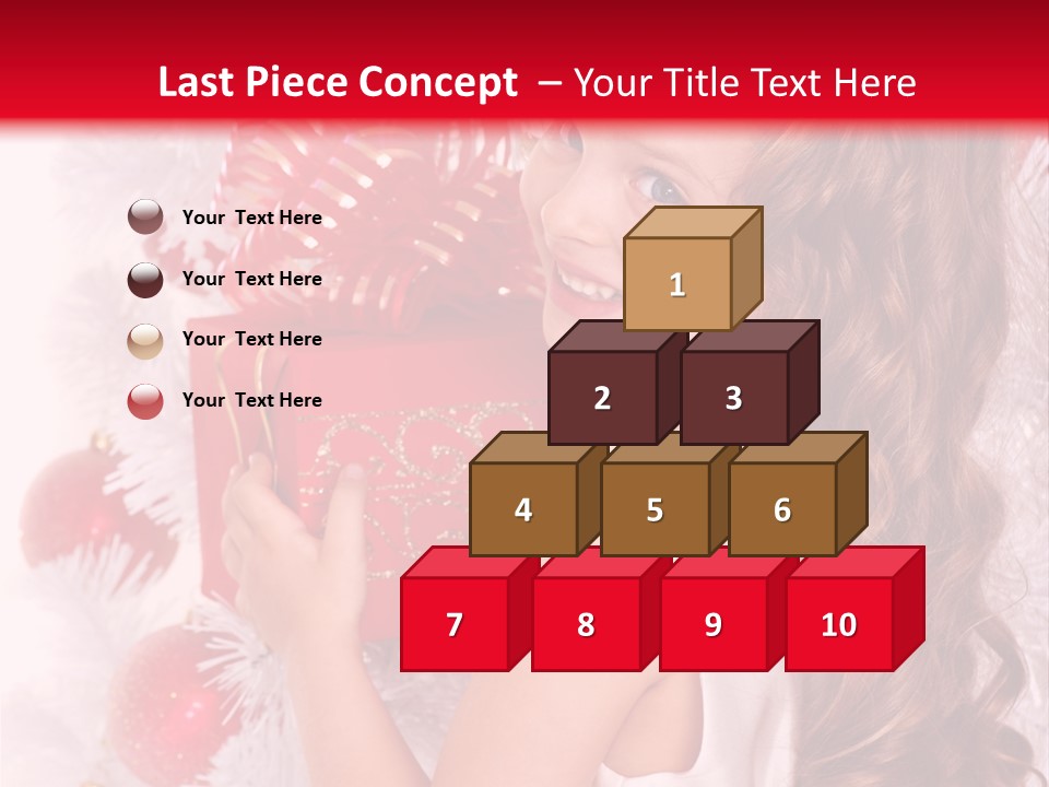 Winter Ribbon Happy PowerPoint Template