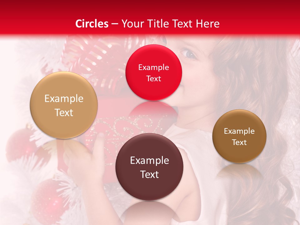 Winter Ribbon Happy PowerPoint Template