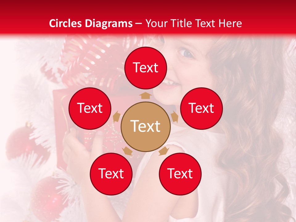 Winter Ribbon Happy PowerPoint Template