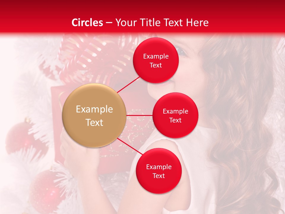 Winter Ribbon Happy PowerPoint Template