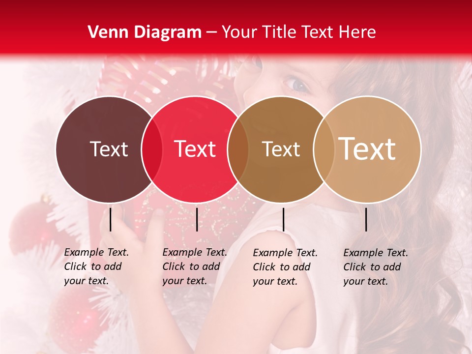 Winter Ribbon Happy PowerPoint Template