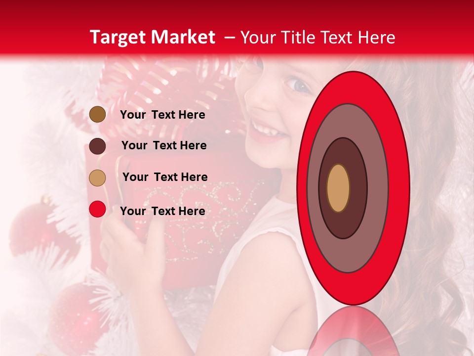 Winter Ribbon Happy PowerPoint Template