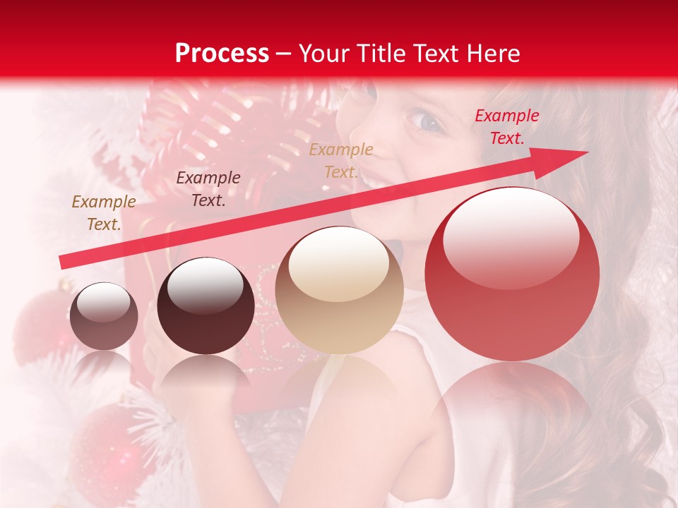 Winter Ribbon Happy PowerPoint Template