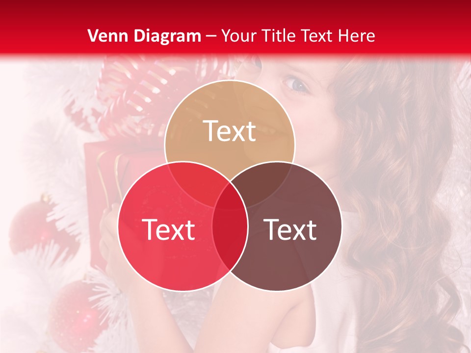 Winter Ribbon Happy PowerPoint Template