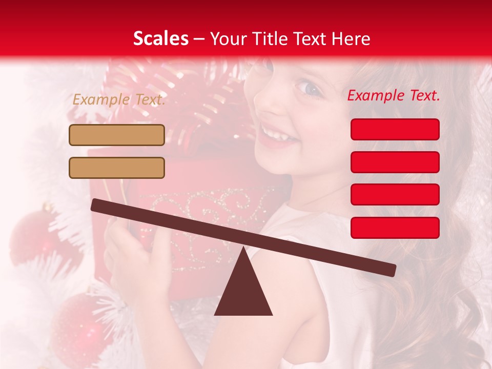 Winter Ribbon Happy PowerPoint Template