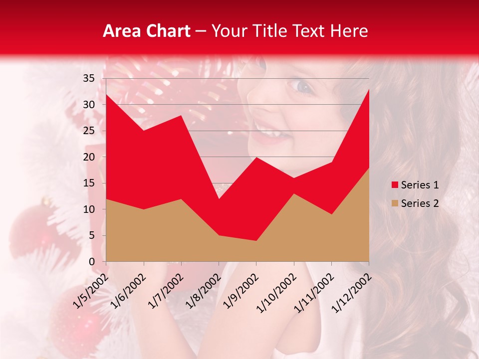 Winter Ribbon Happy PowerPoint Template