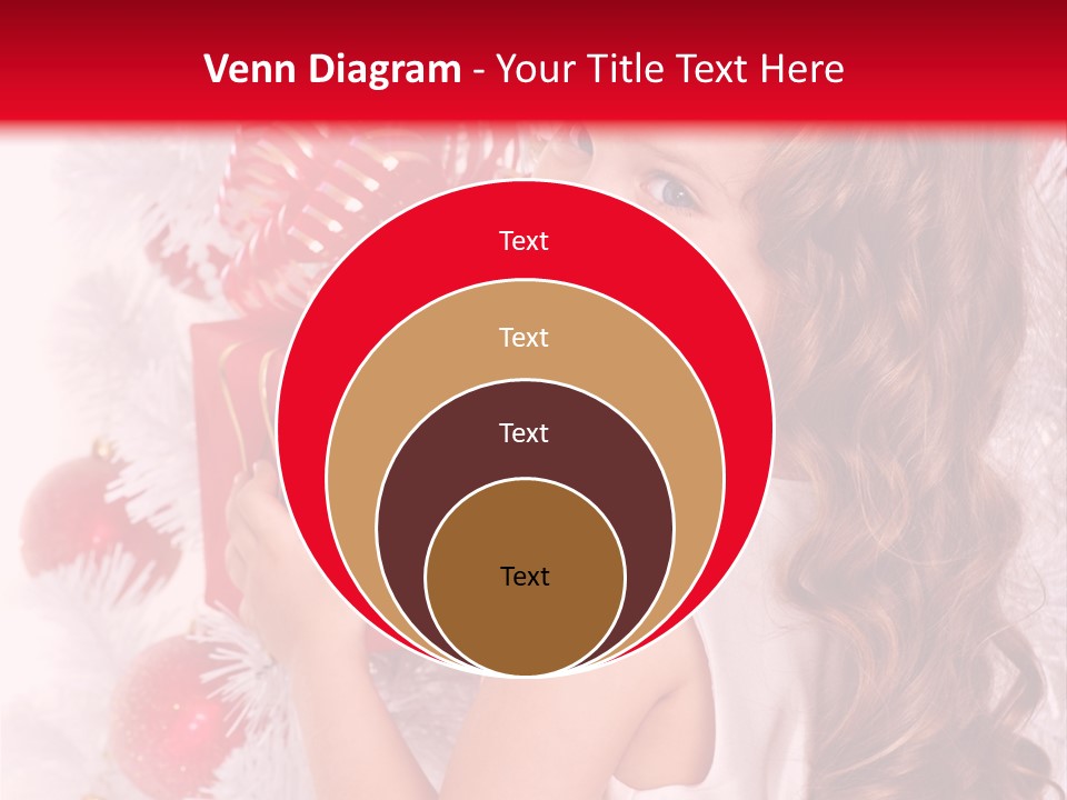 Winter Ribbon Happy PowerPoint Template