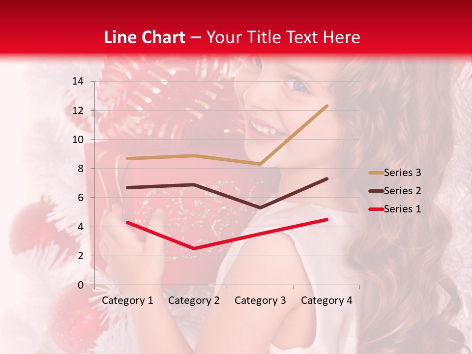 Winter Ribbon Happy PowerPoint Template