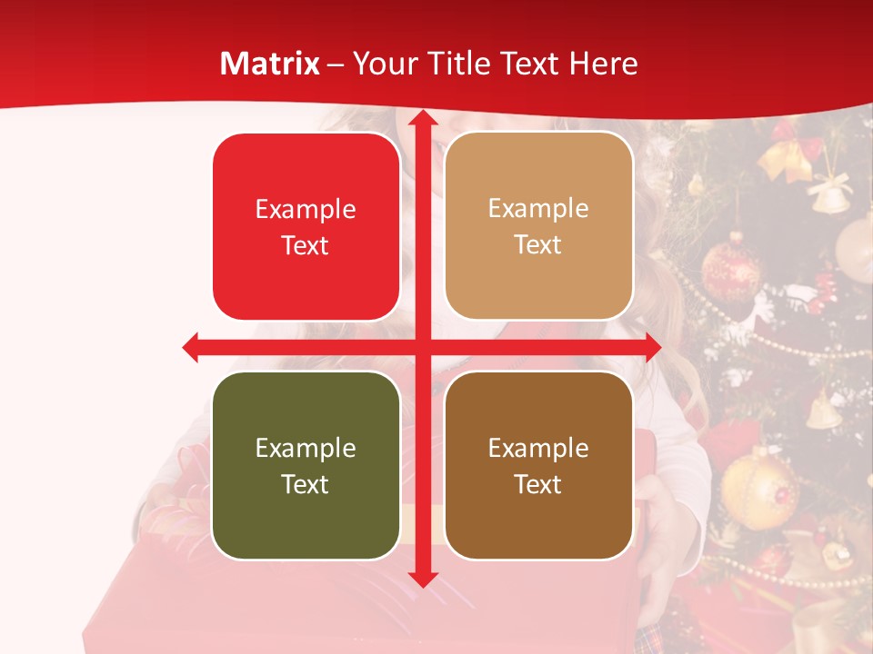 Gift Box Smile Kid PowerPoint Template