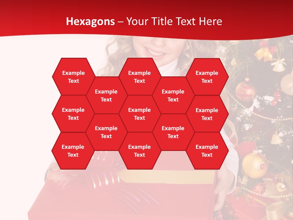 Gift Box Smile Kid PowerPoint Template