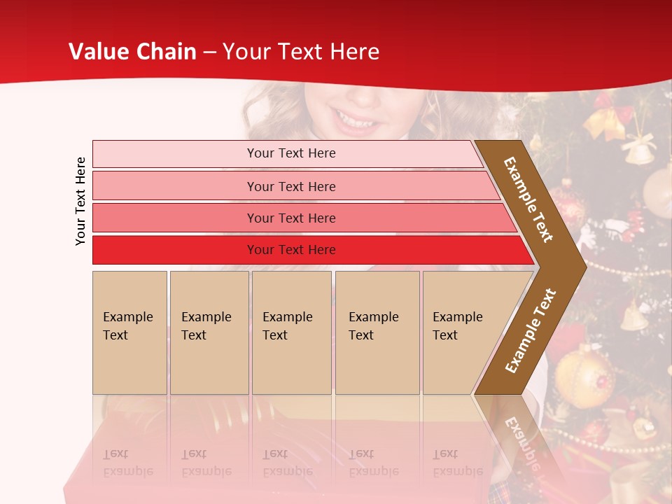 Gift Box Smile Kid PowerPoint Template