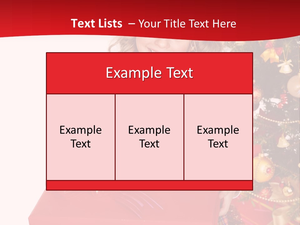 Gift Box Smile Kid PowerPoint Template