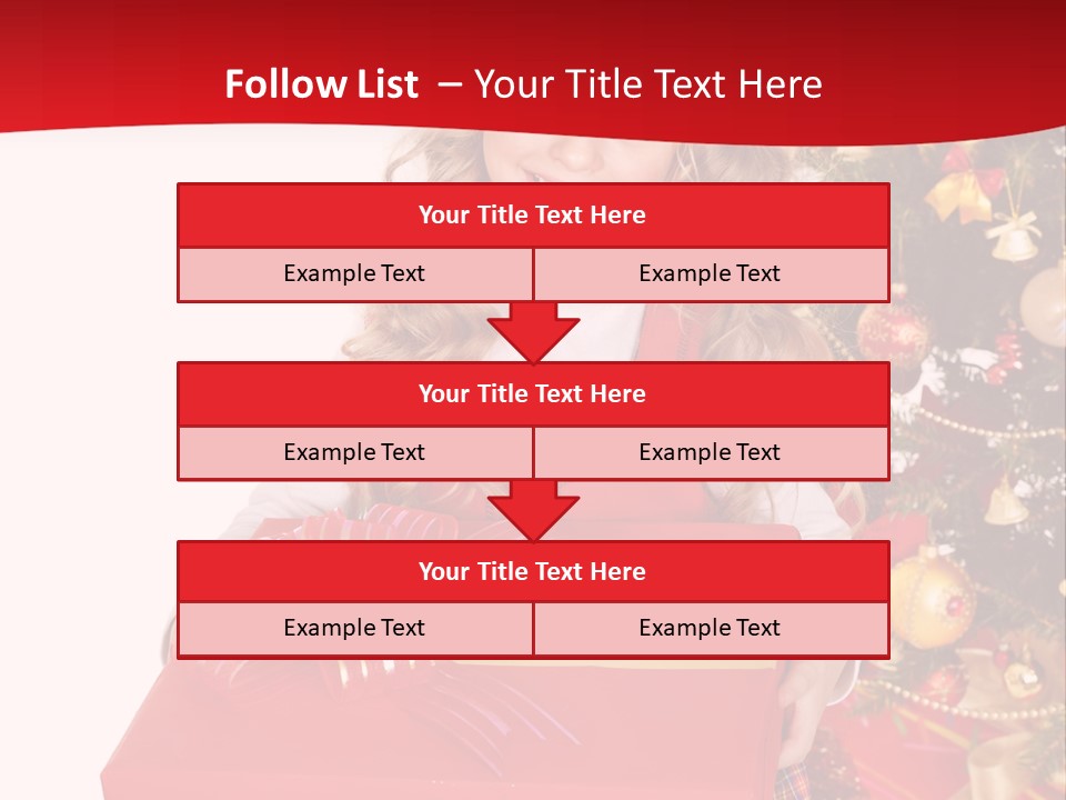 Gift Box Smile Kid PowerPoint Template