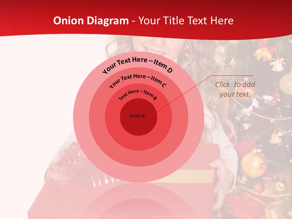 Gift Box Smile Kid PowerPoint Template