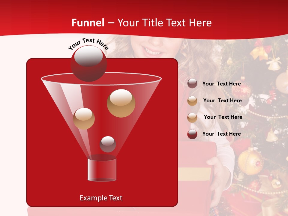 Gift Box Smile Kid PowerPoint Template