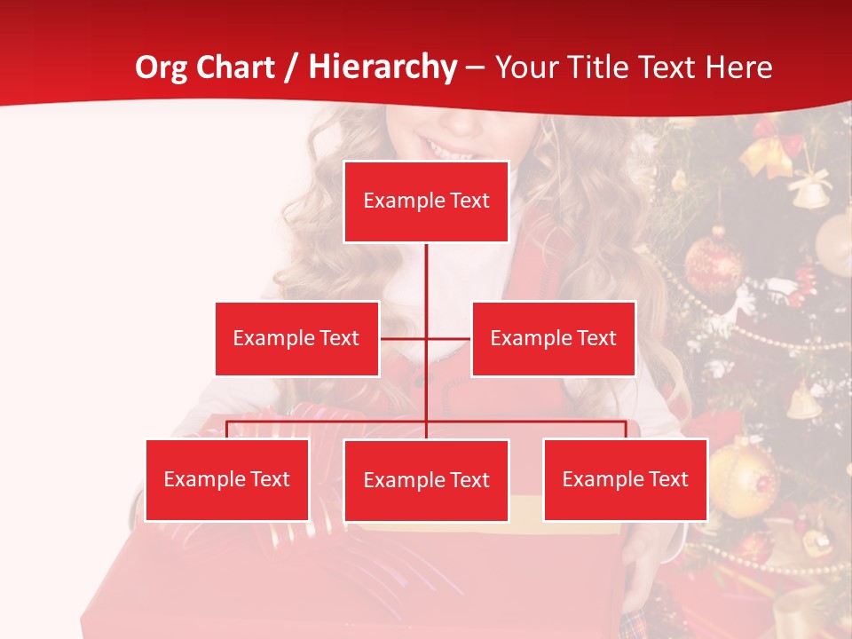 Gift Box Smile Kid PowerPoint Template