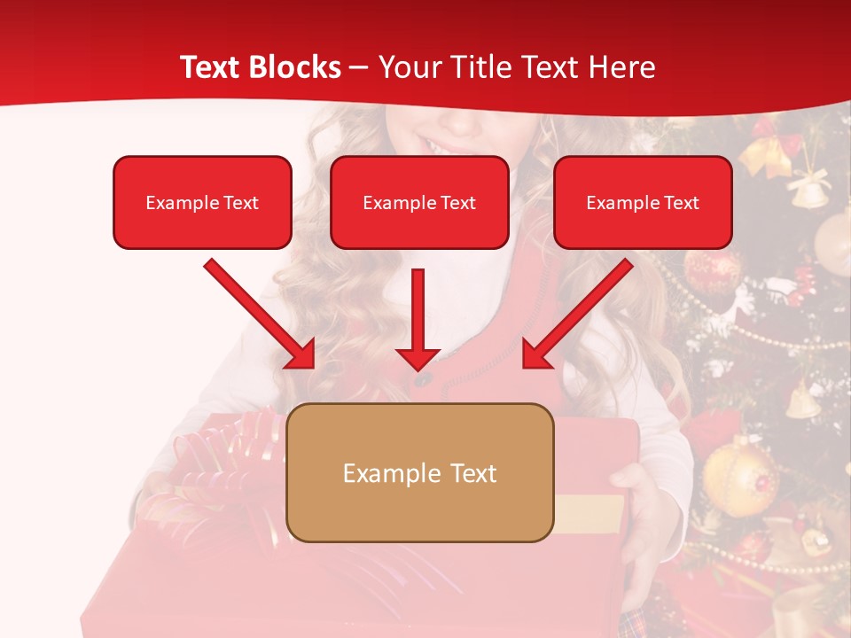 Gift Box Smile Kid PowerPoint Template