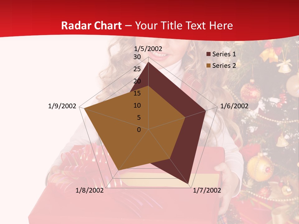 Gift Box Smile Kid PowerPoint Template