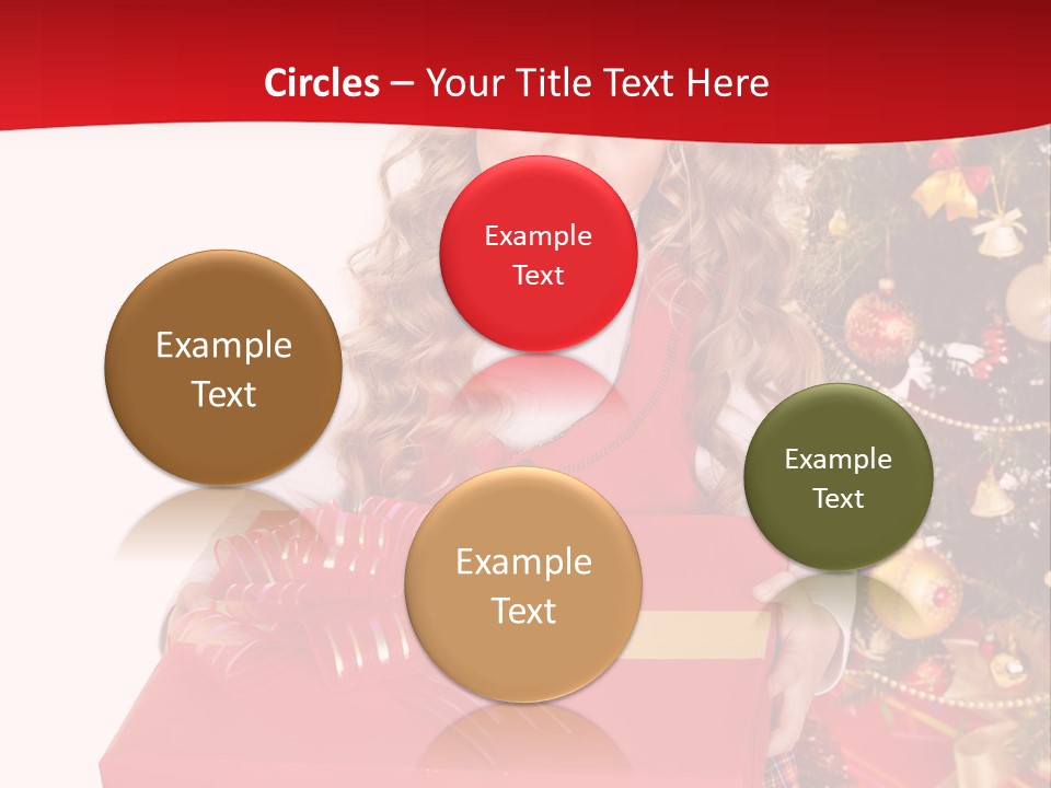 Gift Box Smile Kid PowerPoint Template