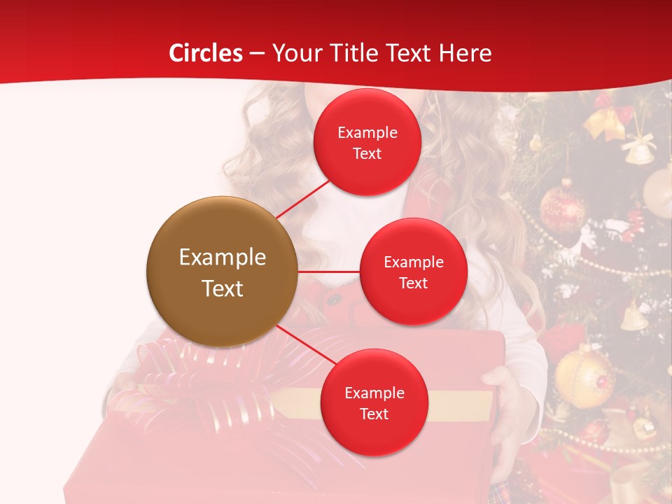 Gift Box Smile Kid PowerPoint Template