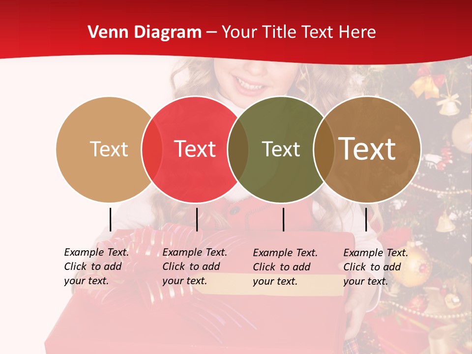 Gift Box Smile Kid PowerPoint Template