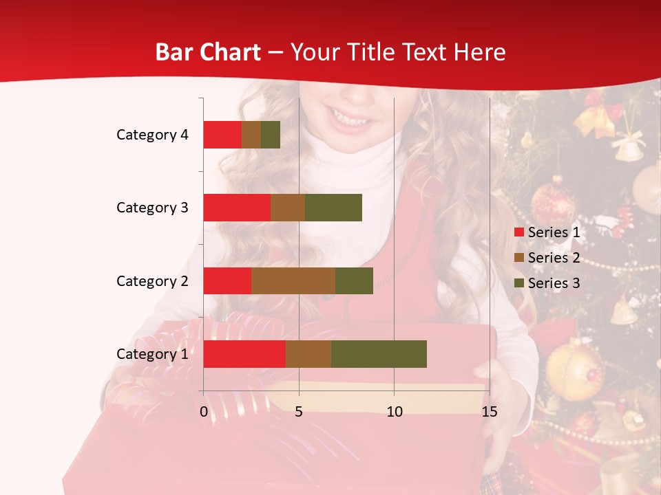 Gift Box Smile Kid PowerPoint Template