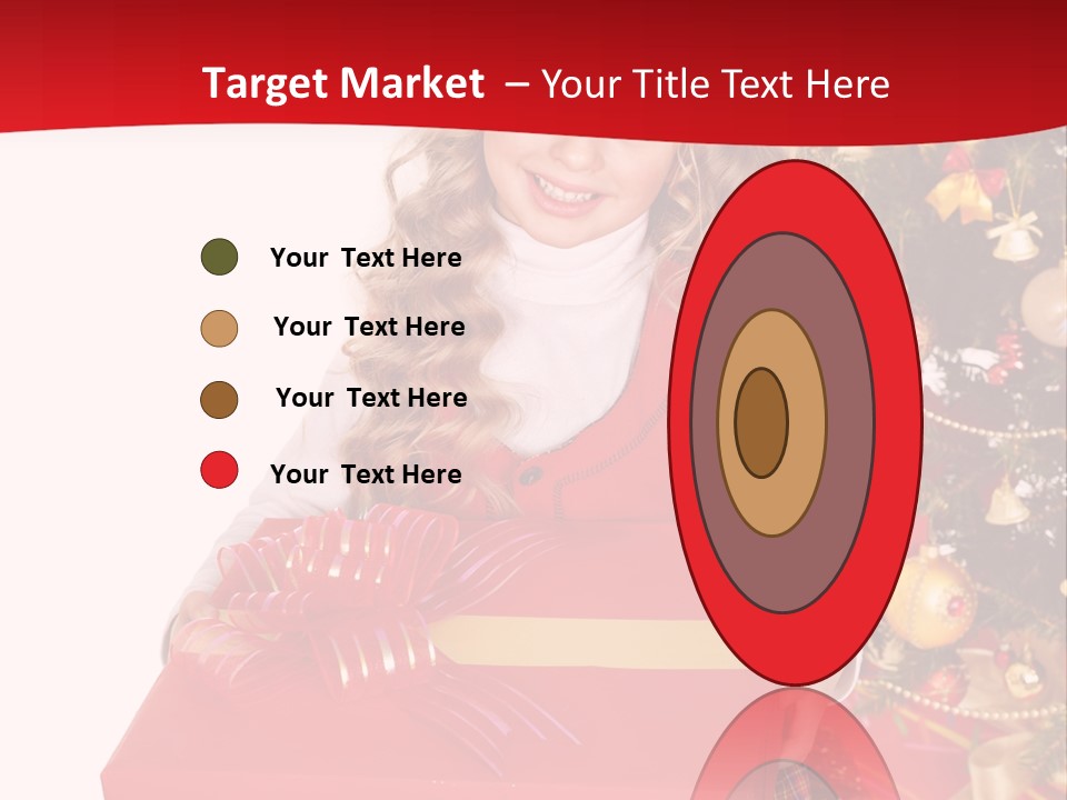 Gift Box Smile Kid PowerPoint Template