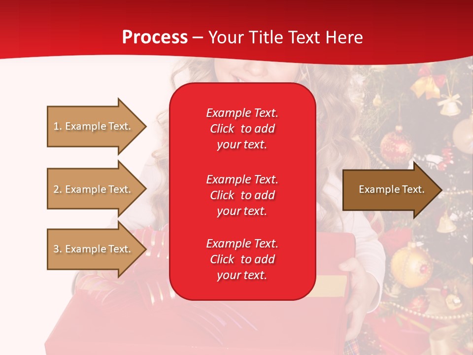 Gift Box Smile Kid PowerPoint Template