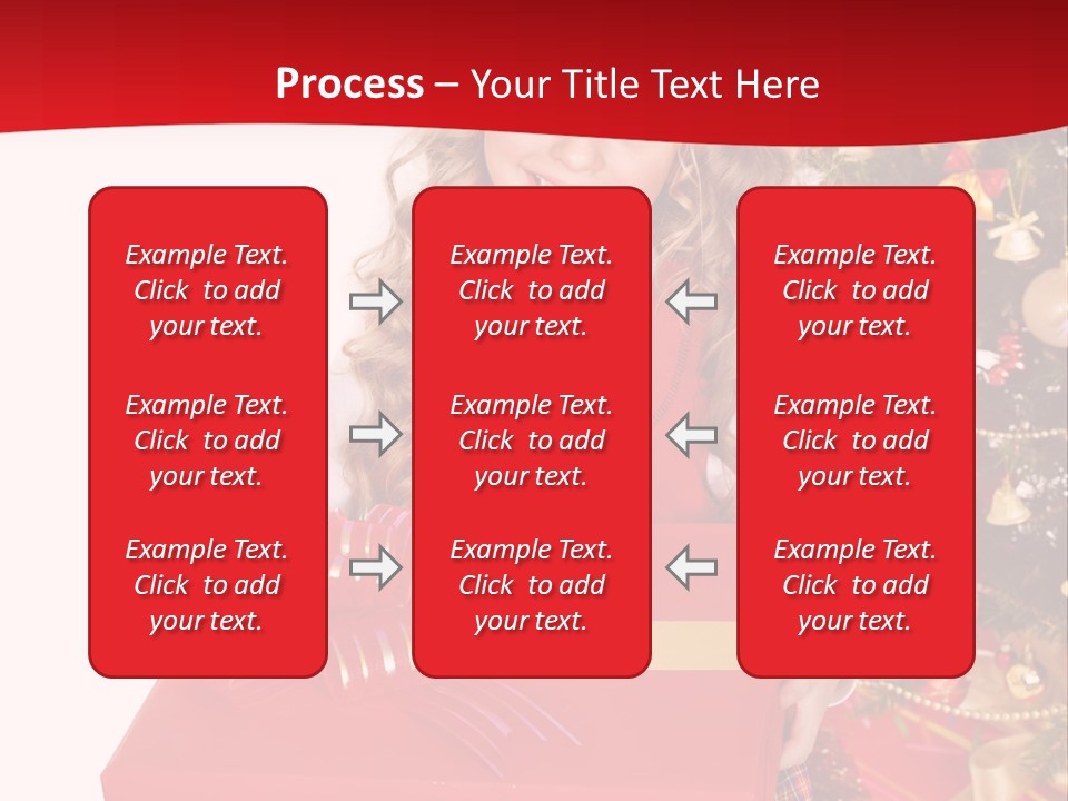 Gift Box Smile Kid PowerPoint Template