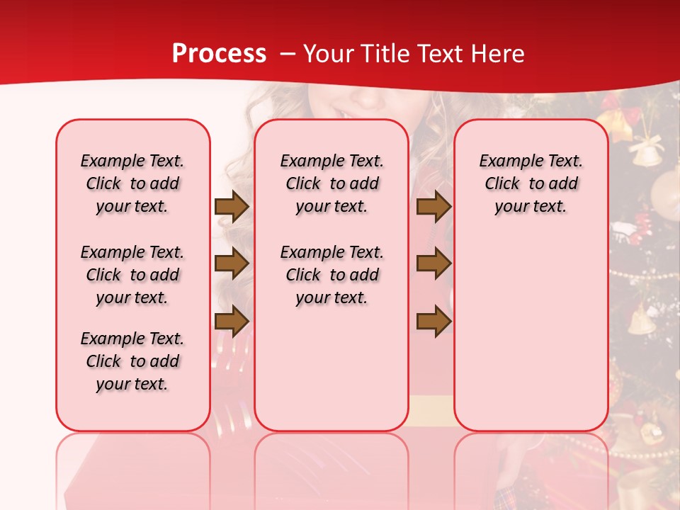 Gift Box Smile Kid PowerPoint Template