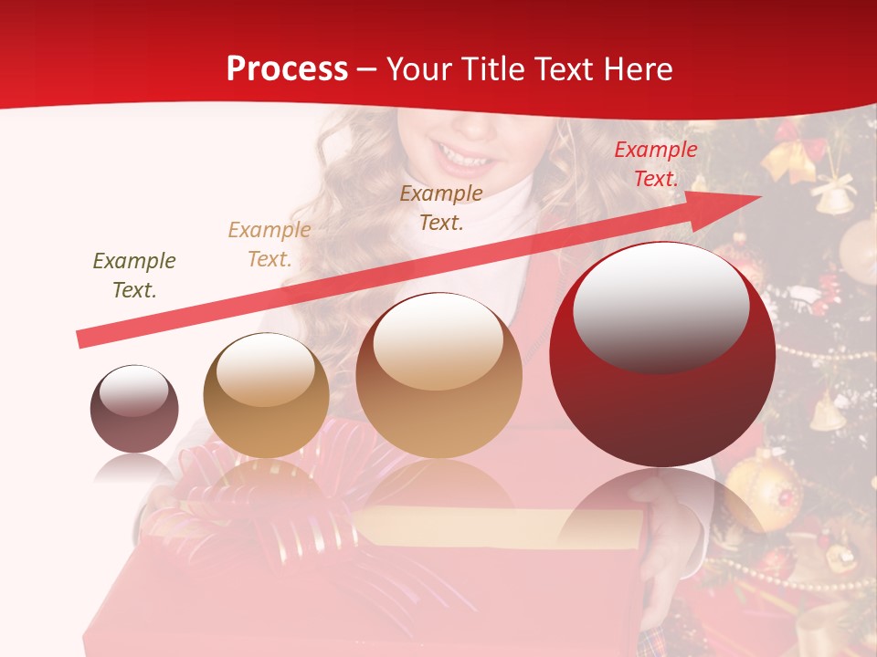 Gift Box Smile Kid PowerPoint Template