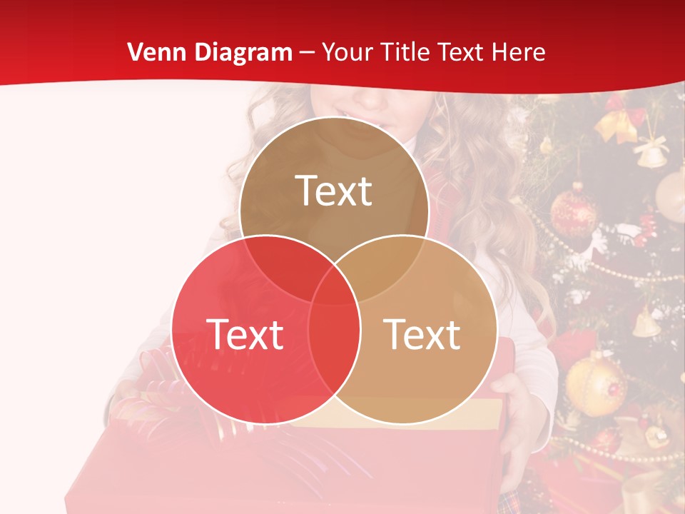 Gift Box Smile Kid PowerPoint Template