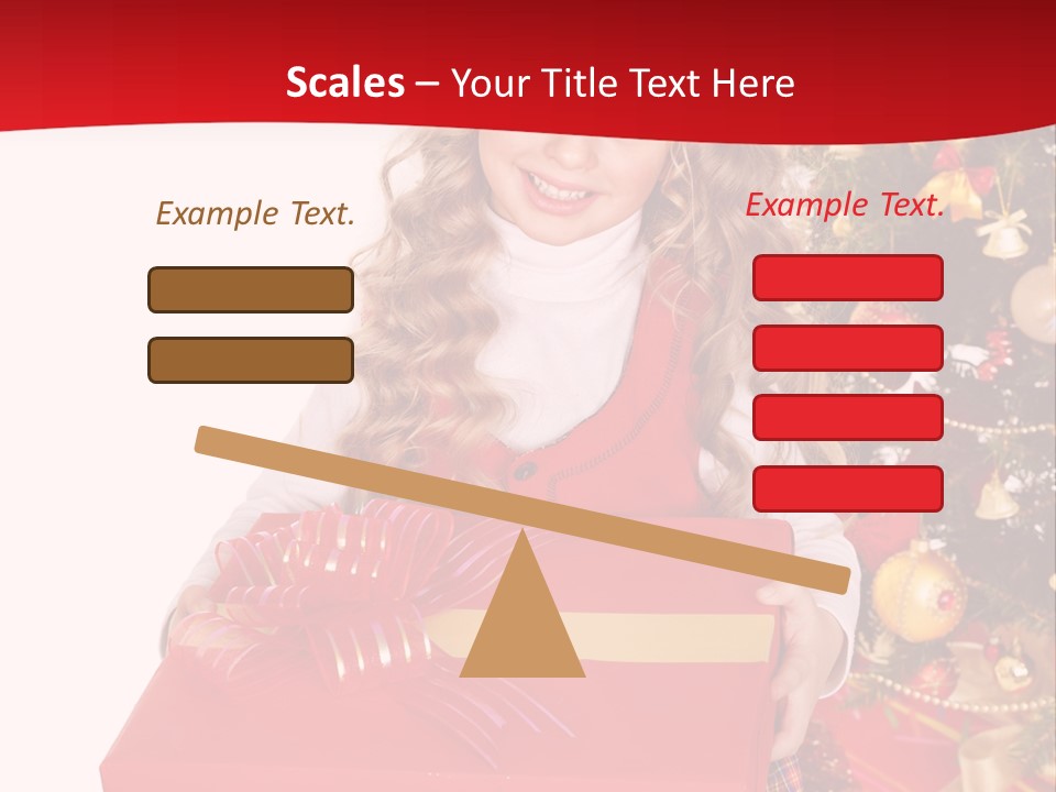 Gift Box Smile Kid PowerPoint Template