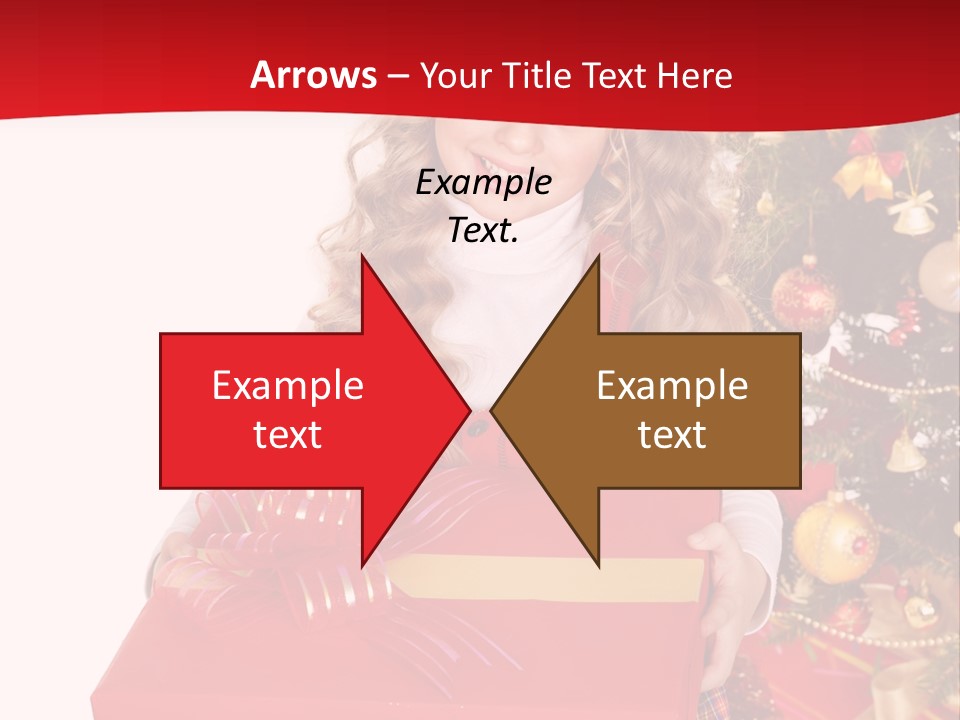 Gift Box Smile Kid PowerPoint Template