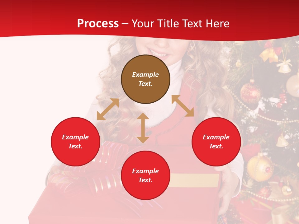 Gift Box Smile Kid PowerPoint Template