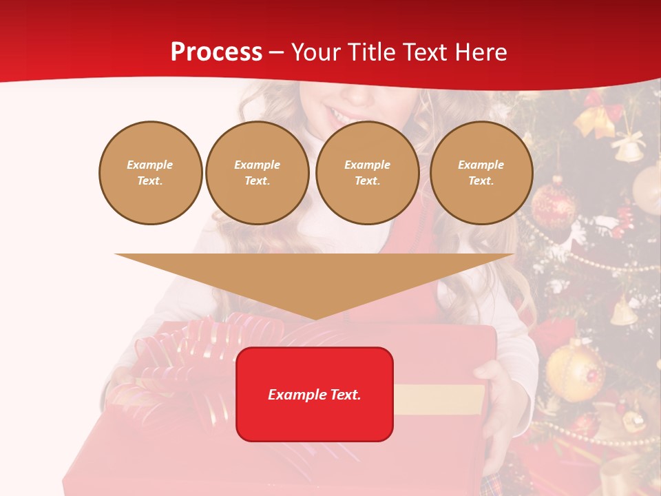 Gift Box Smile Kid PowerPoint Template