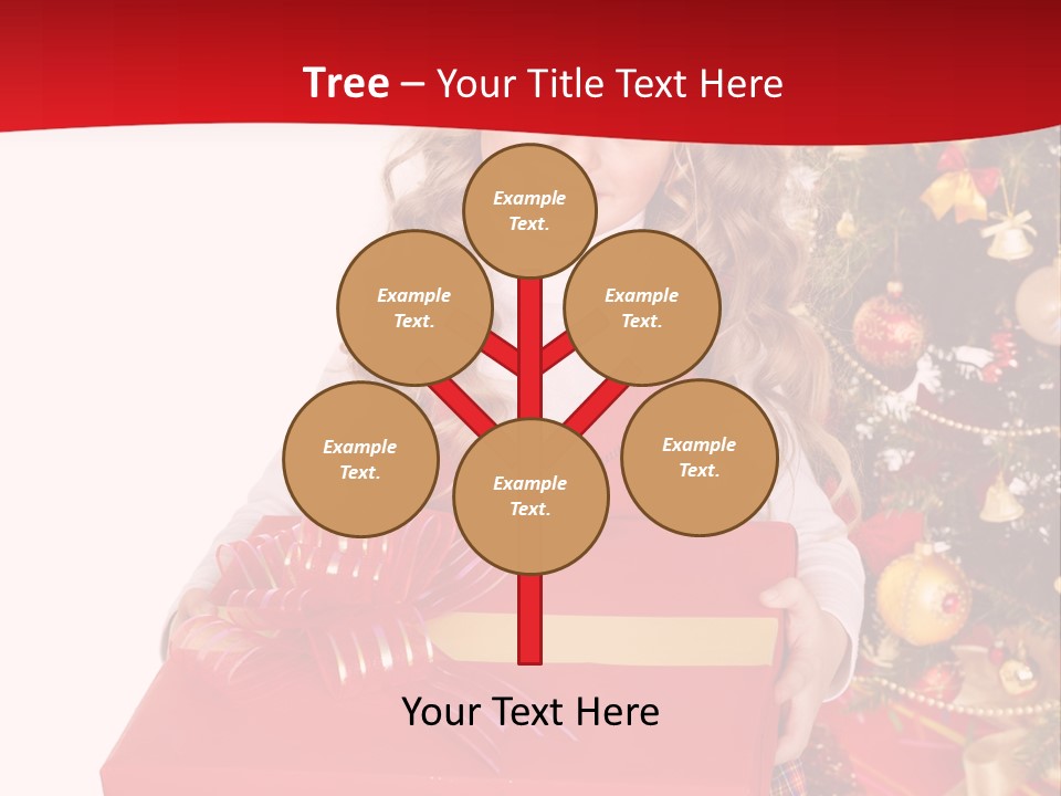 Gift Box Smile Kid PowerPoint Template