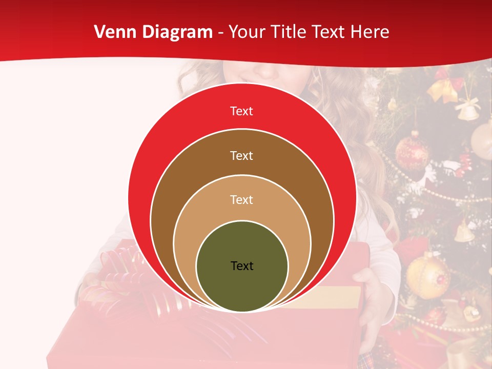 Gift Box Smile Kid PowerPoint Template