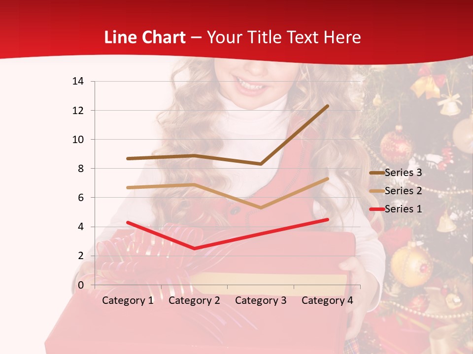 Gift Box Smile Kid PowerPoint Template