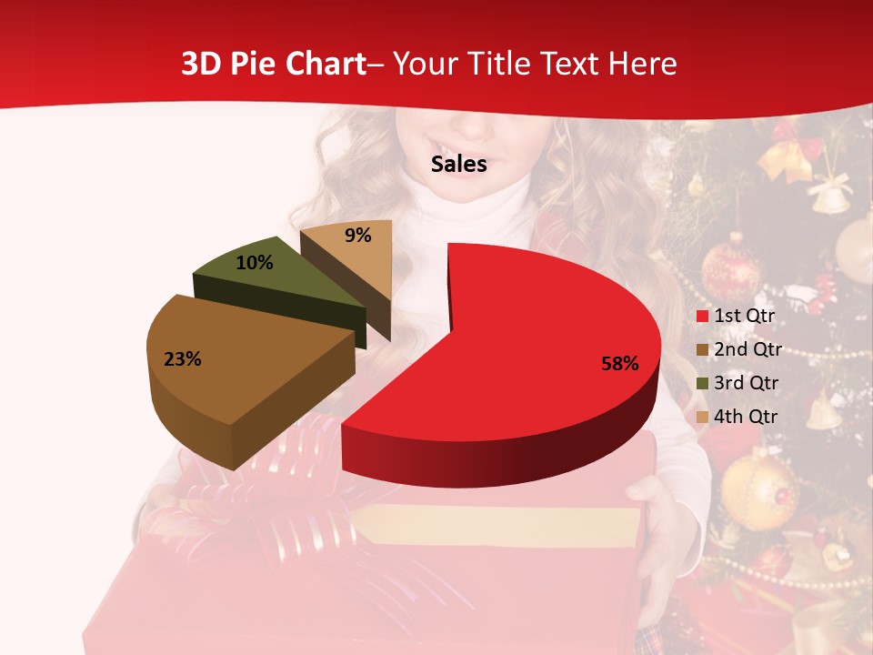 Gift Box Smile Kid PowerPoint Template