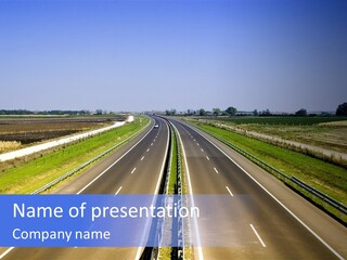 Country Blur Sunny PowerPoint Template