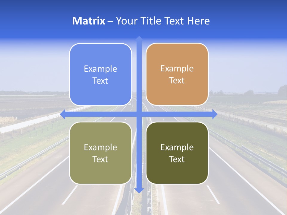 Country Blur Sunny PowerPoint Template