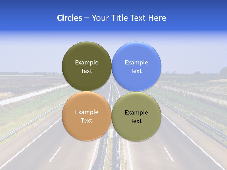 Country Blur Sunny PowerPoint Template