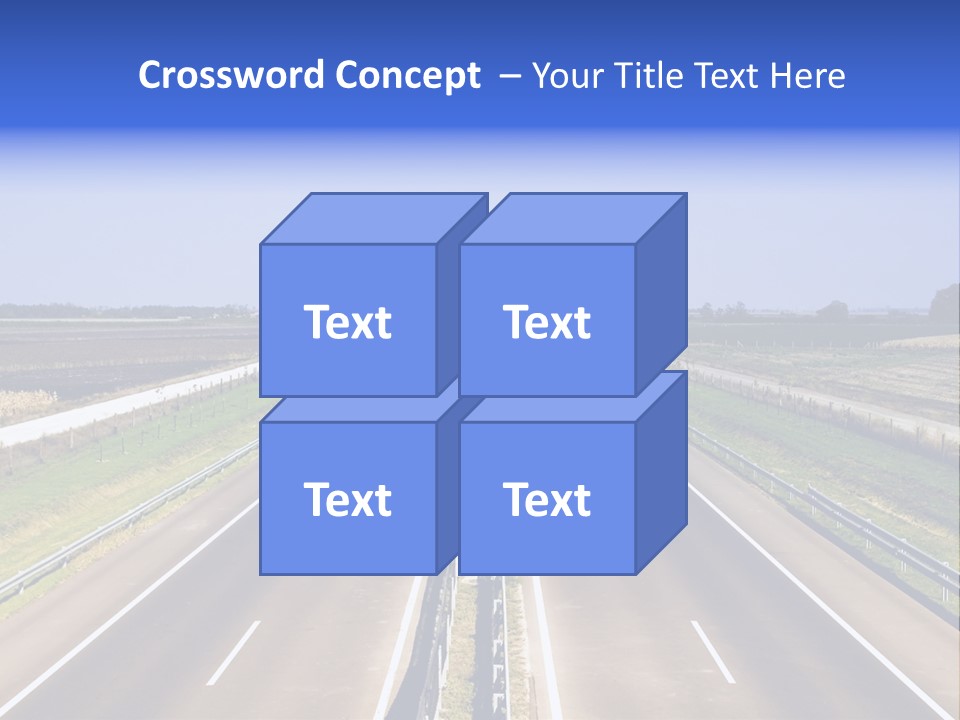 Country Blur Sunny PowerPoint Template