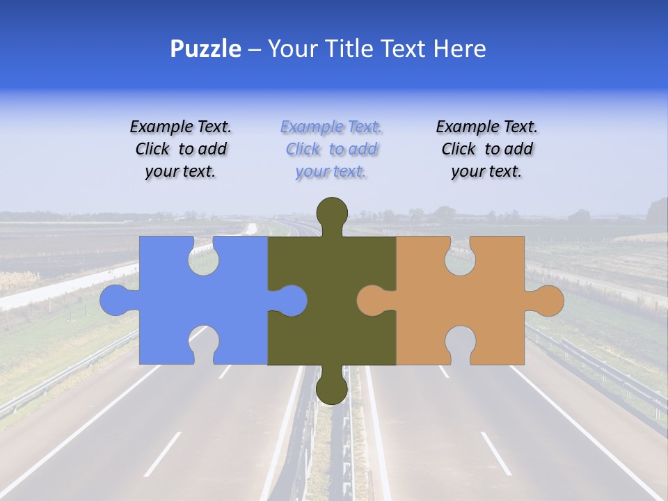 Country Blur Sunny PowerPoint Template