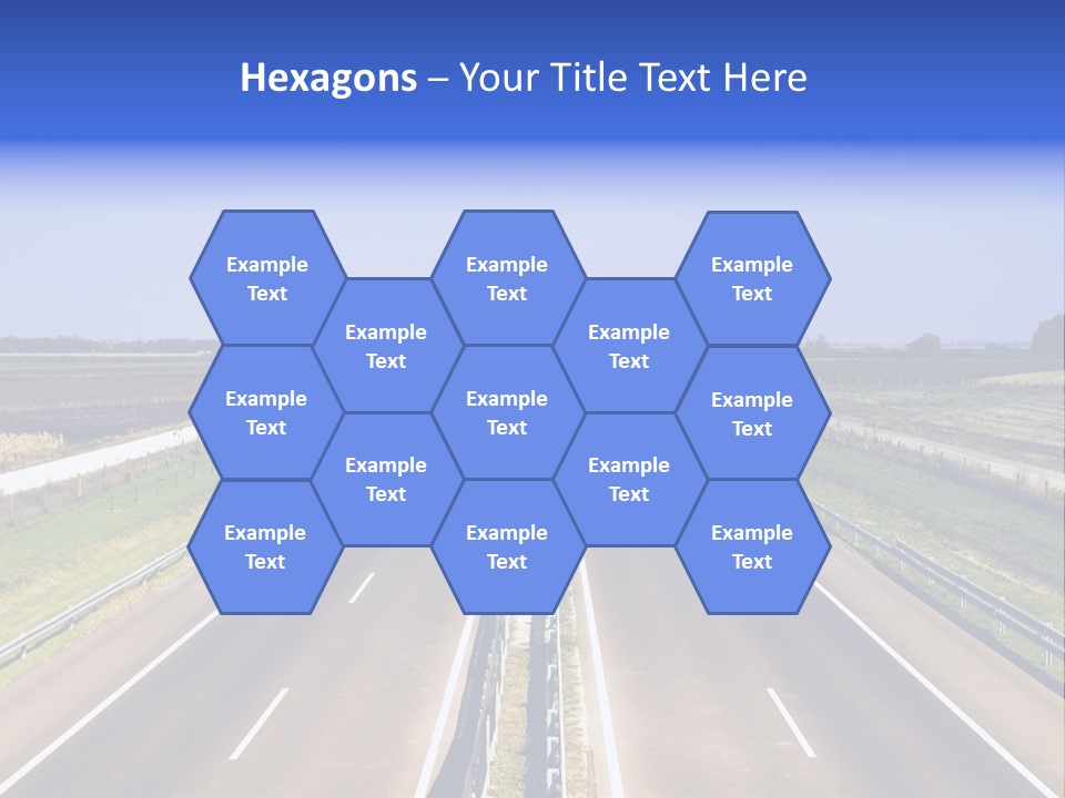 Country Blur Sunny PowerPoint Template