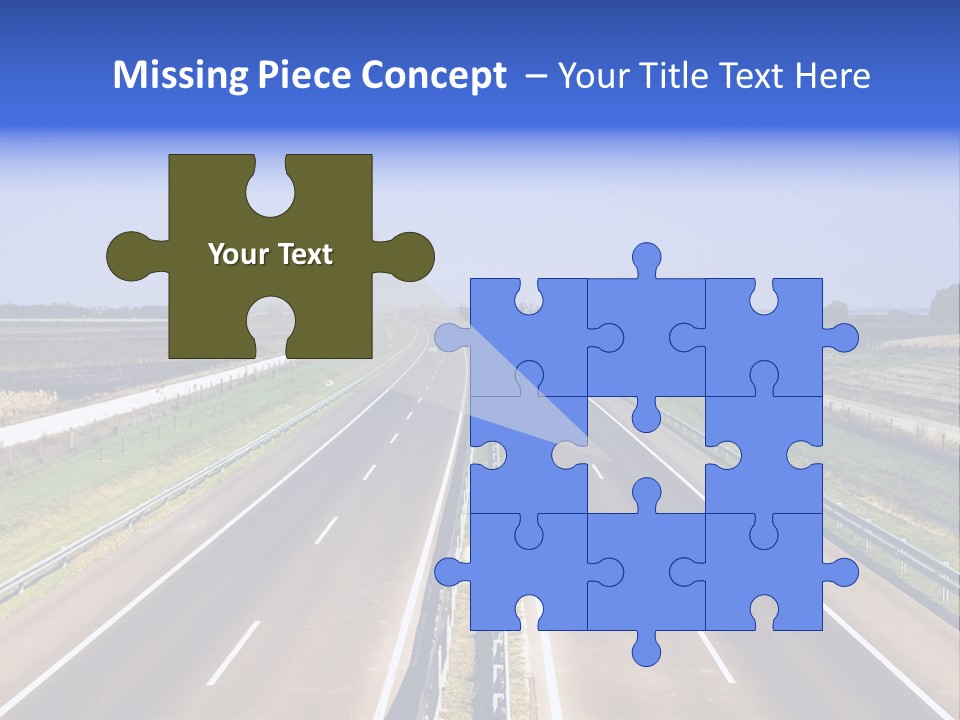 Country Blur Sunny PowerPoint Template