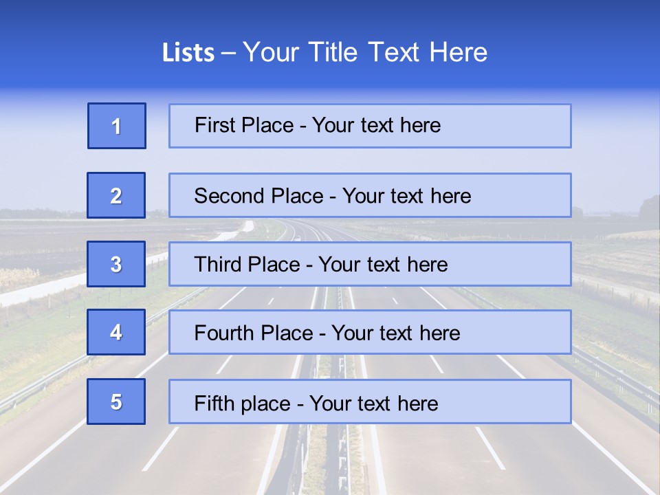 Country Blur Sunny PowerPoint Template